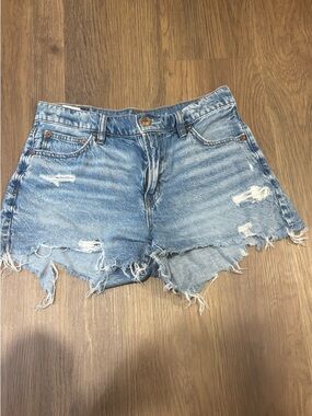 AEO denim shorts